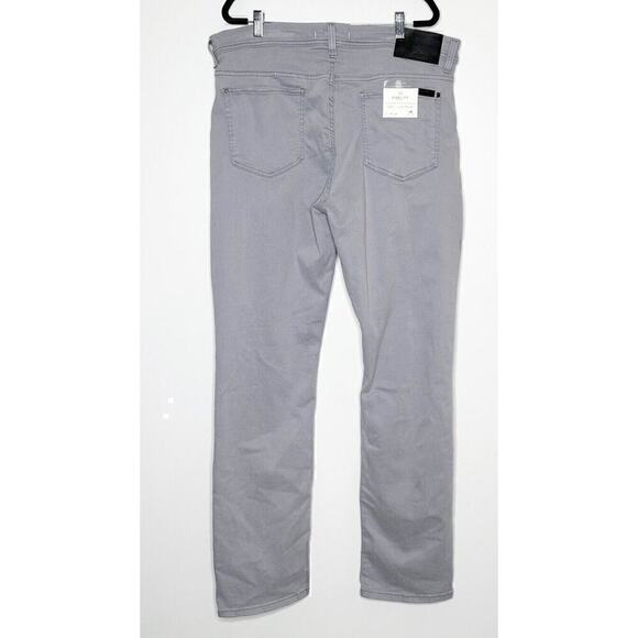 NWT Fidelity Denim Jeans Jimmy Slim Straight Leg Stretch Men Pewter Gray Size 40 - Picture 4 of 8